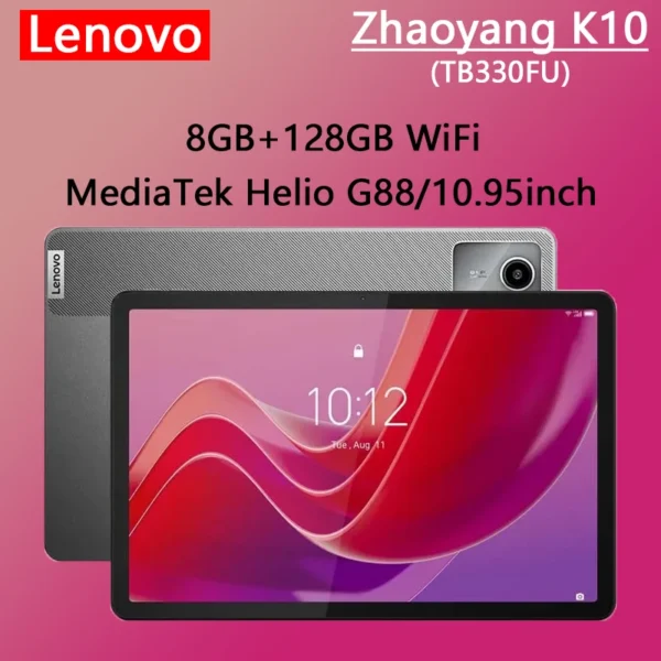 Global Firmware 8GB 128GB CN Version Original New Lenovo Pads Zhaoyang Tab K10 10.95' 90Hz MTK Helio G88 Tablets 7040mAh